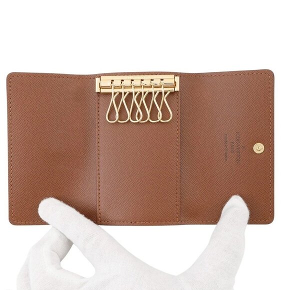LOUIS VUITTON Key Case Multicles 6 Monogram Brown - Picture 5 of 16